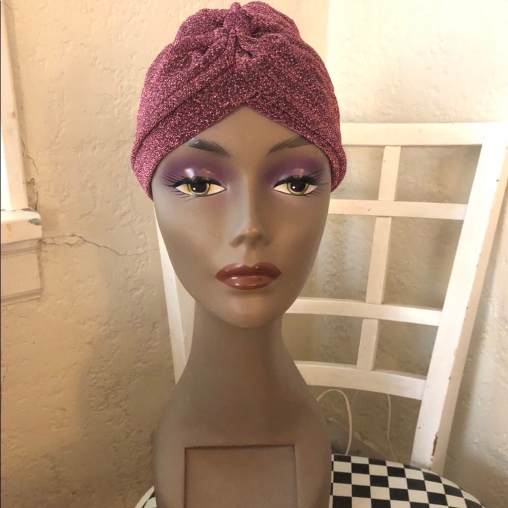 Beautiful Jeanne Simmons Accessories Metallic Turban-New with Tags
